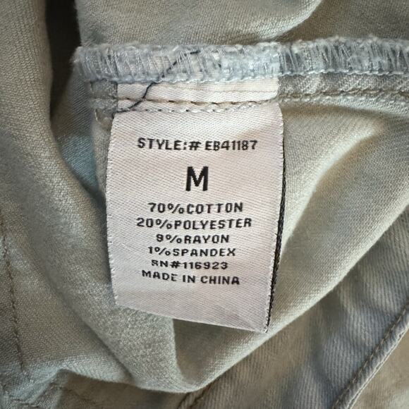 Easel Patchwork Boho Distressed Paint Splatter Artist Women's Jeans Size Medium - Picture 5 of 8